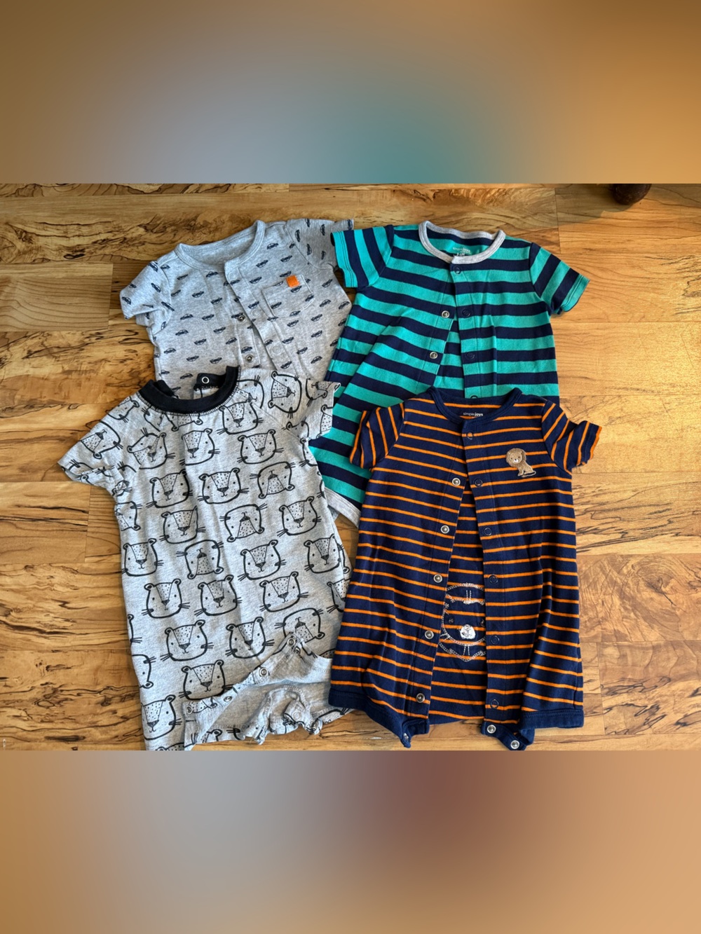 Bundle: 3-6mo Baby Boy Rompers